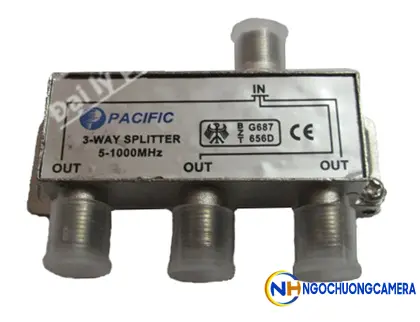 Bộ chia truyền hình cáp PACIFIC 1 ra 3