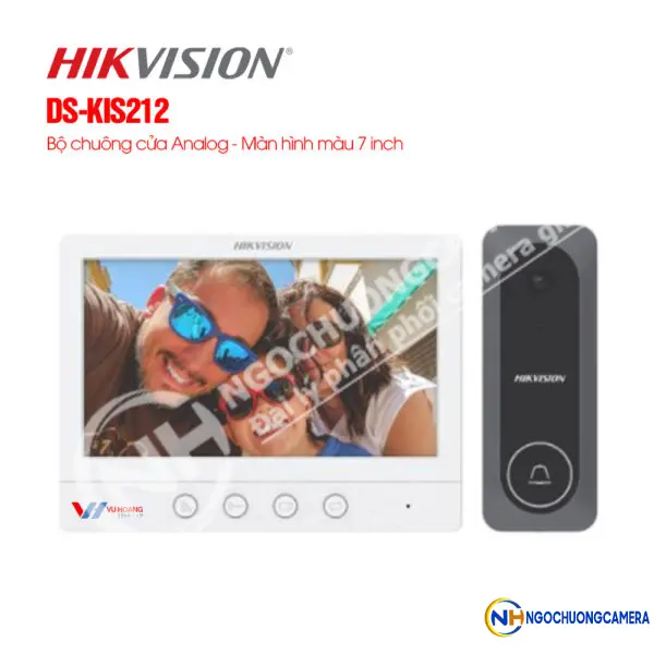 Bộ chuông cửa Analog Hikvision DS-KIS212