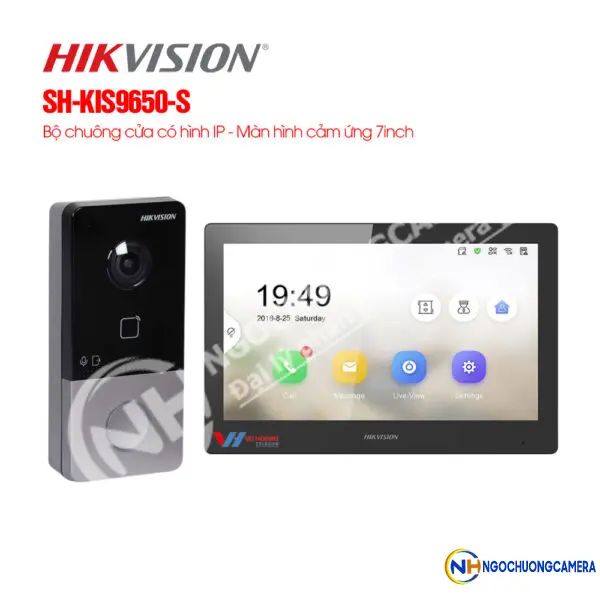 Bộ chuông cửa có hình IP Hikvision SH-KIS9650-S