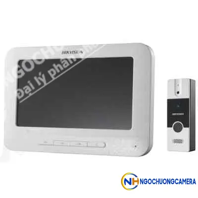 Bộ chuông hình màu Analog HIKVISION DS-KIS204 chính hãng