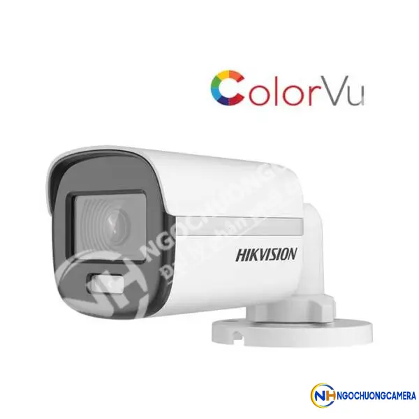 Camera HDTVI ColorVu 2.0MP thân trụ HIKVISION DS-2CE10DF0T-F
