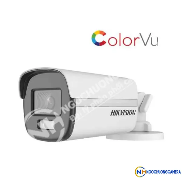 Camera HDTVI ColorVu 2.0MP thân trụ HIKVISION DS-2CE12DF0T-F