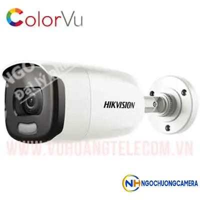 Camera HDTVI ColorVu 2MP HIKVISION DS-2CE12DFT-F