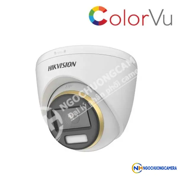 Camera HDTVI ColorVu 2MP HIKVISION DS-2CE72DF3T-F