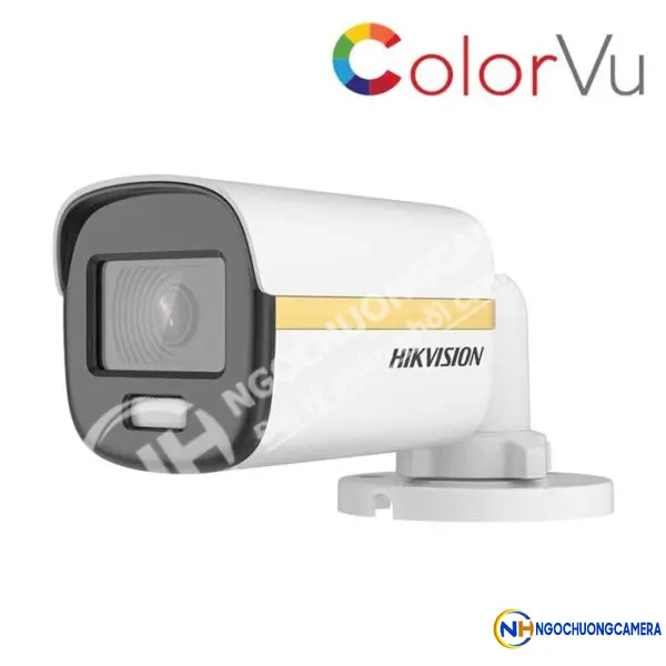 Camera HDTVI ColorVu 2MP thân trụ HIKVISION DS-2CE10DF3T-PF