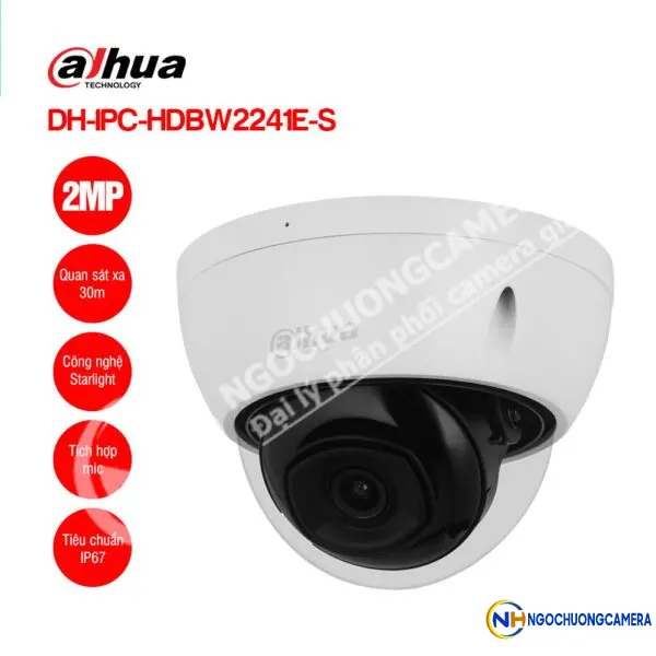 Camera IP 2MP DAHUA DH-IPC-HDBW2241E-S