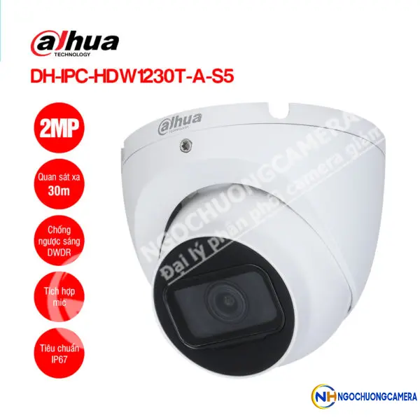 Camera IP 2MP DAHUA DH-IPC-HDW1230T-A-S5