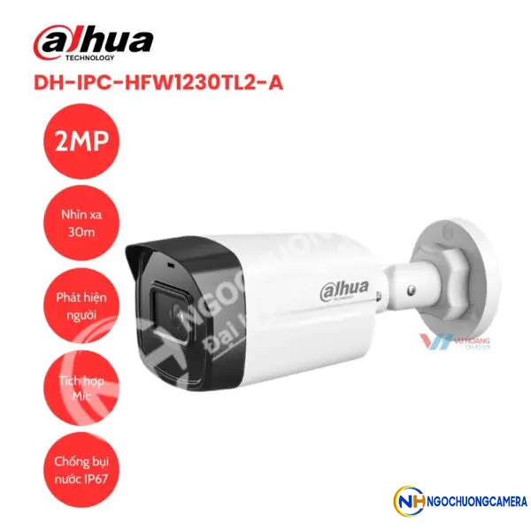 Camera IP 2MP DAHUA DH-IPC-HFW1230TL2-A