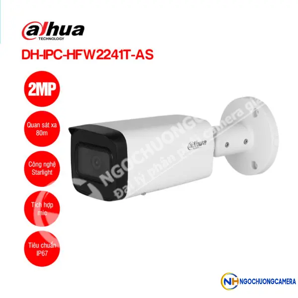 Camera IP 2MP DAHUA DH-IPC-HFW2241T-AS