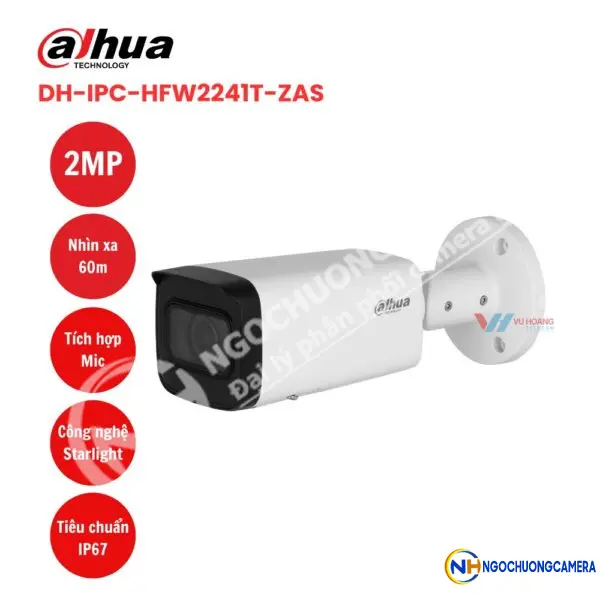 Camera IP 2MP DAHUA DH-IPC-HFW2241T-ZAS