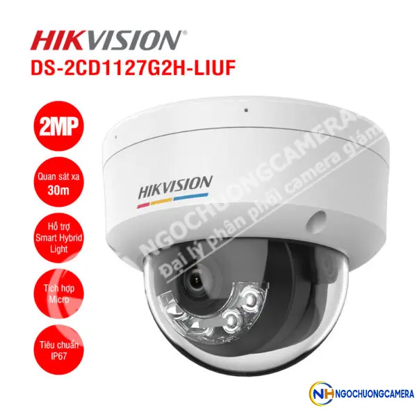 Camera IP 2MP HIKVISION DS-2CD1127G2H-LIUF