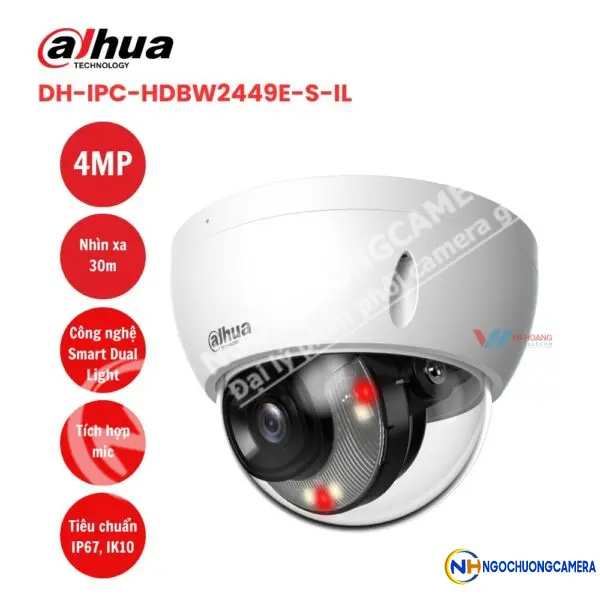 Camera IP 4MP DAHUA DH-IPC-HDBW2449E-S-IL