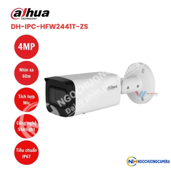 Camera IP 4MP DAHUA DH-IPC-HFW2441T-ZS