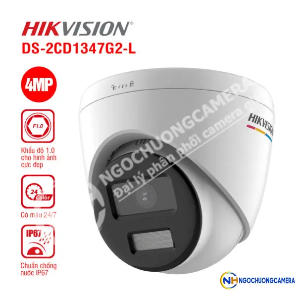 Camera IP 4MP HIKVISION DS-2CD1347G2-L