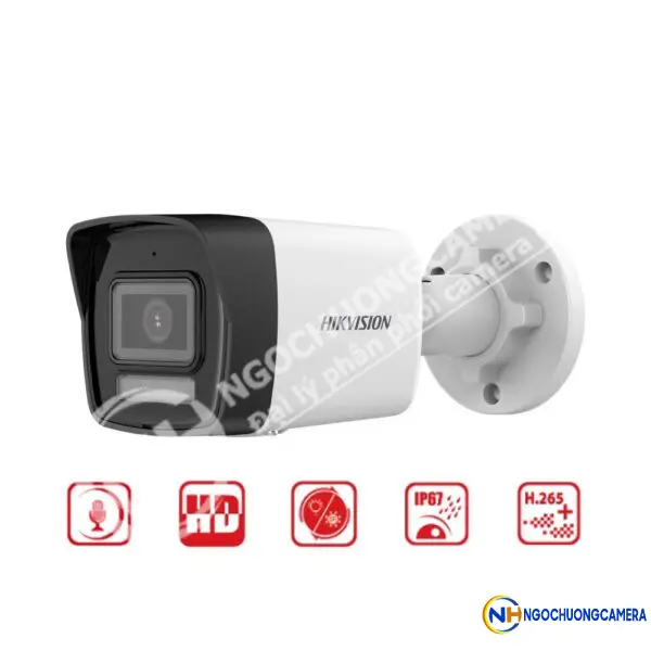 Camera IP 4MP thân trụ HIKVISION DS-2CD1043G2-LIUF