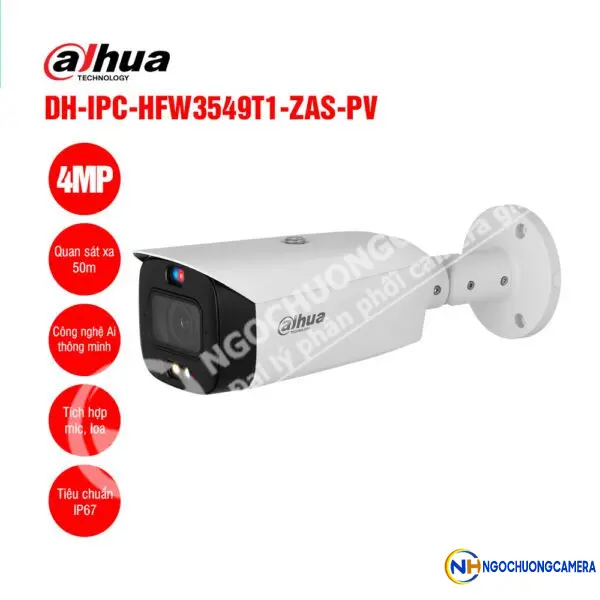 Camera IP 5MP DAHUA DH-IPC-HFW3549T1-ZAS-PV