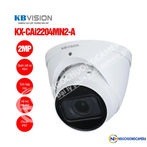 Camera IP Dome 2MP KBVISION KX-CAi2204MN2-A