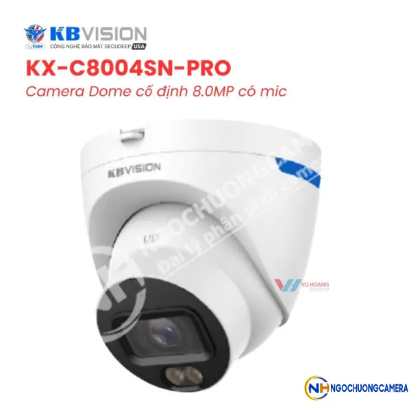 Camera IP Dome 8MP KBVISION KX-C8004SN-PRO