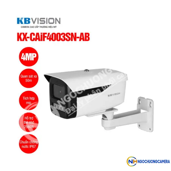 Camera IP Full Color 4MP KBVISION KX-CAiF4003SN-AB
