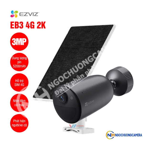 Camera pin sạc EZVIZ EB3 4G 2K