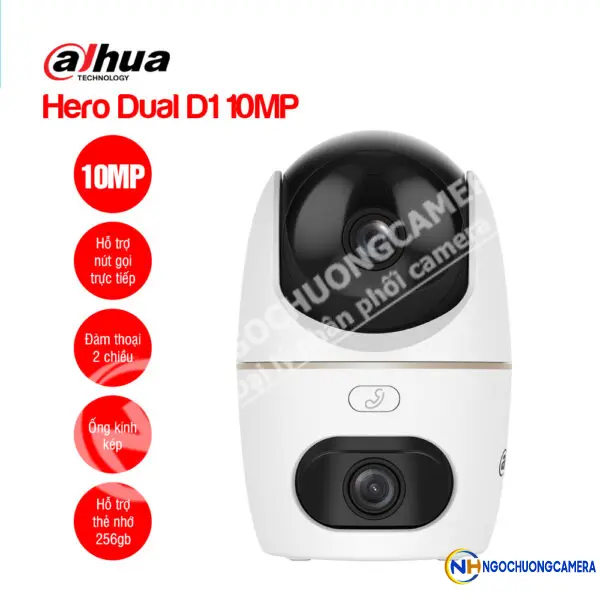 Camera Wifi DAHUA Hero Dual D1 10MP (DH-H5D-5F)