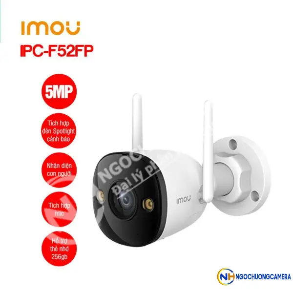 Camera Wifi ngoài trời IMOU IPC-F52FP 5MP
