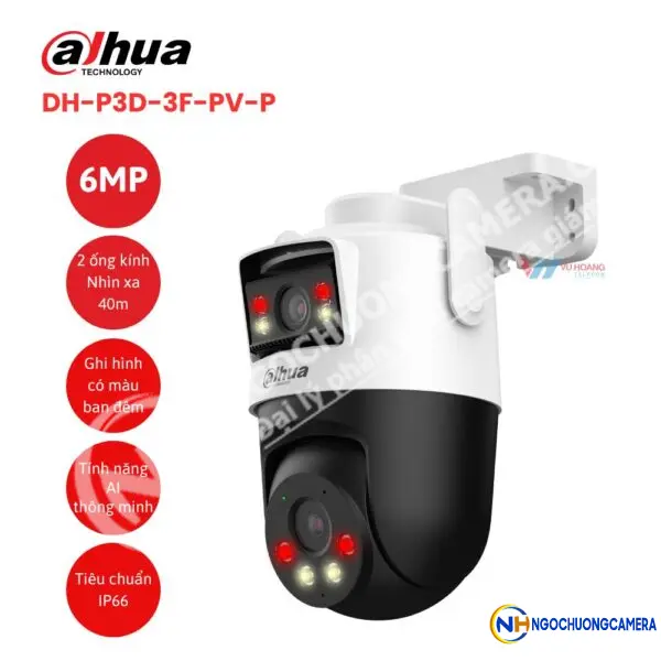 Camera Wifi Picoo 6MP Dahua DH-P3D-3F-PV-P