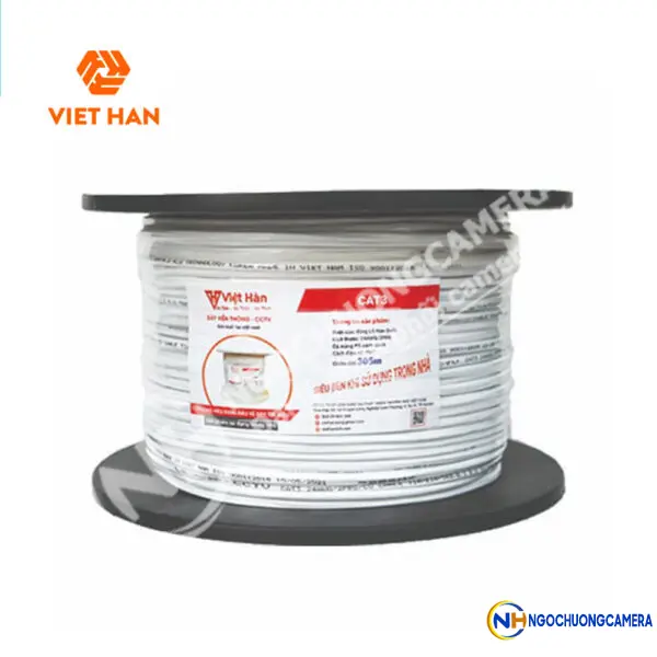 Cáp điện thoại 305m Việt Hàn CAT3 26AWG