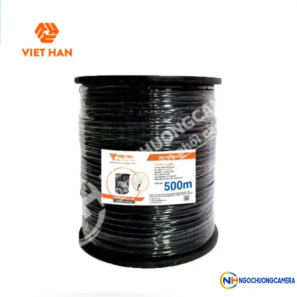 Cáp điện thoại 500m Việt Hàn CAT3 26AWG + Cường lực HDPE