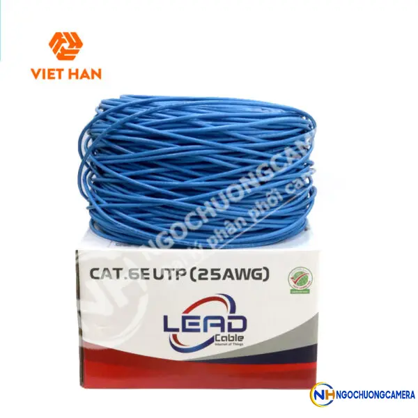 Cáp mạng 305m Việt Hàn LEAD CAT.6E UTP 25AWG 305m
