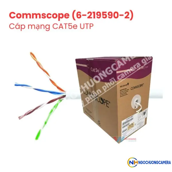 Cáp mạng AMP Commscope CAT5e UTP (6-219590-2)