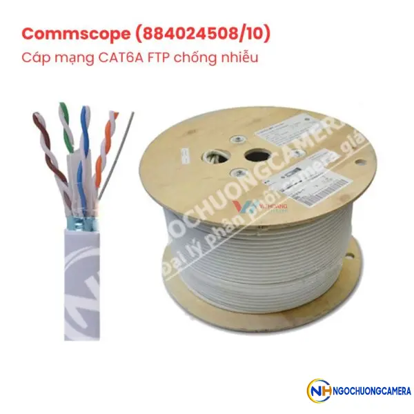 Cáp mạng AMP COMMSCOPE CAT6A FTP (884024508/10) chống nhiễu
