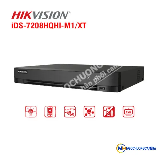 Đầu ghi 8 kênh Turbo ACUSENSE Hikvision iDS-7208HQHI-M1/XT