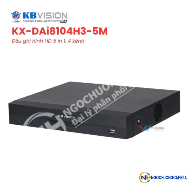 Đầu ghi hình HD 5 in 1 4 kênh KBVISION KX-DAi8104H3-5M