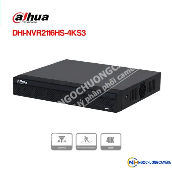 Đầu ghi hình IP 16 kênh DAHUA DHI-NVR2116HS-4KS3