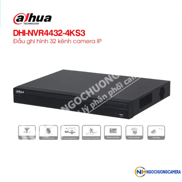 Đầu ghi hình IP 32 kênh DAHUA DHI-NVR4432-4KS3