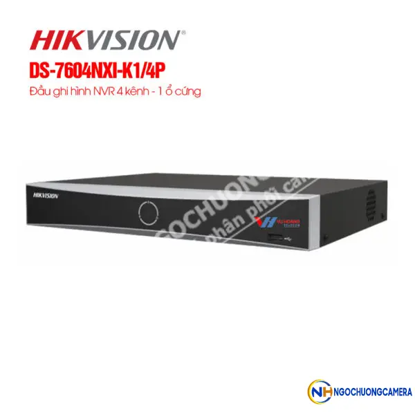 Đầu ghi IP 4 kênh Hikvision DS-7604NXI-K1/4P