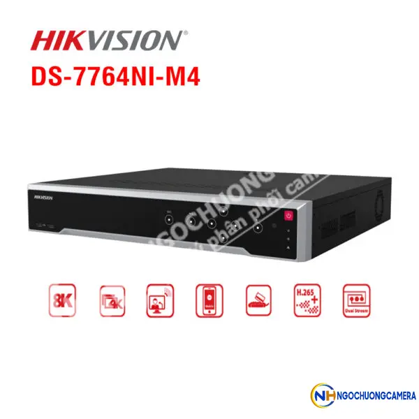 Đầu ghi IP 64 kênh HIKVISION DS-7764NI-M4