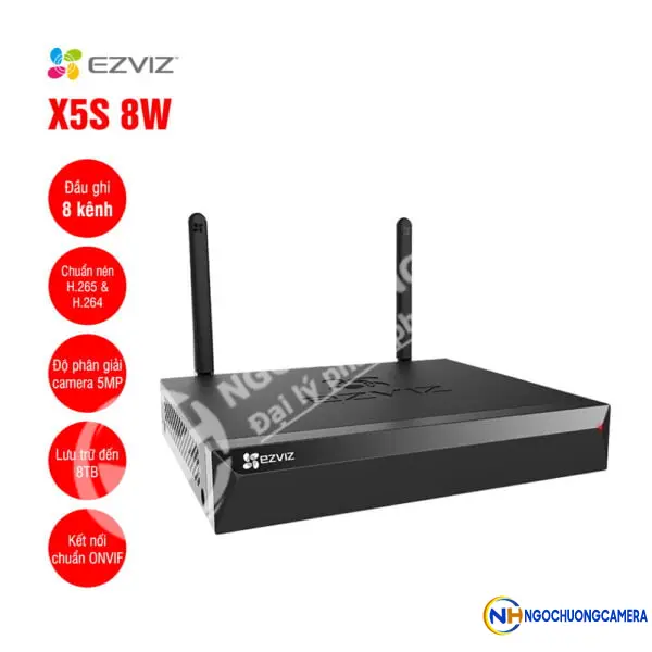 Đầu ghi không dây 8 kênh EZVIZ X5S 8W
