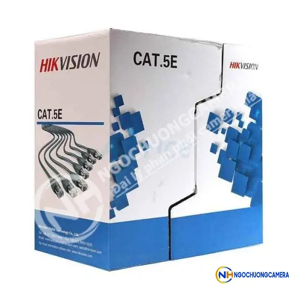 Dây cáp mạng CAT5 HIKVISION DS-1LN5E-E/E