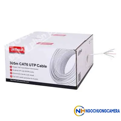 Dây cáp mạng CAT.6 Dahua PFM920I-6UN cuộn 305m