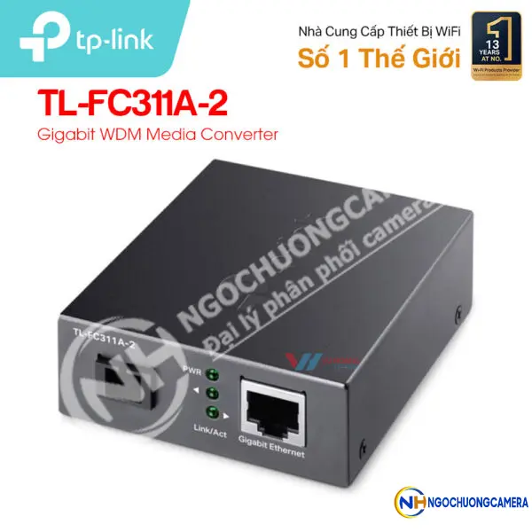 Gigabit WDM Media Converter TP-LINK TL-FC311A-2
