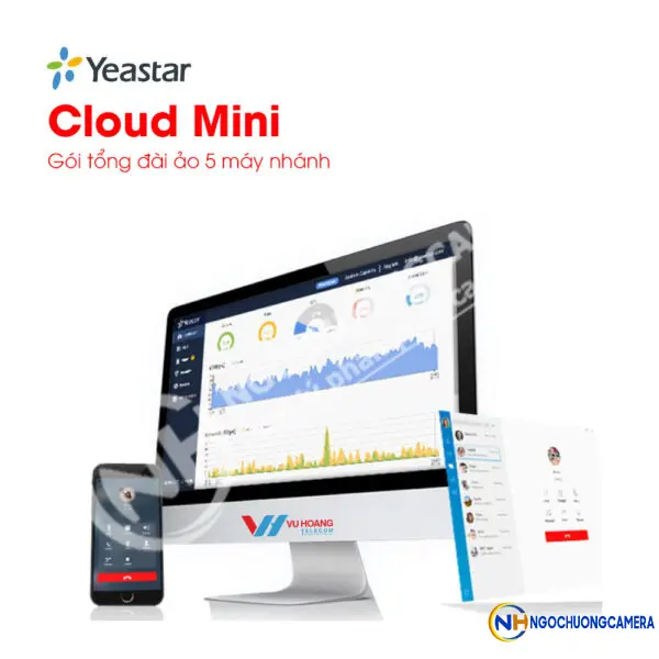 Gói tổng đài ảo Yeastar Cloud Mini 5 máy nhánh