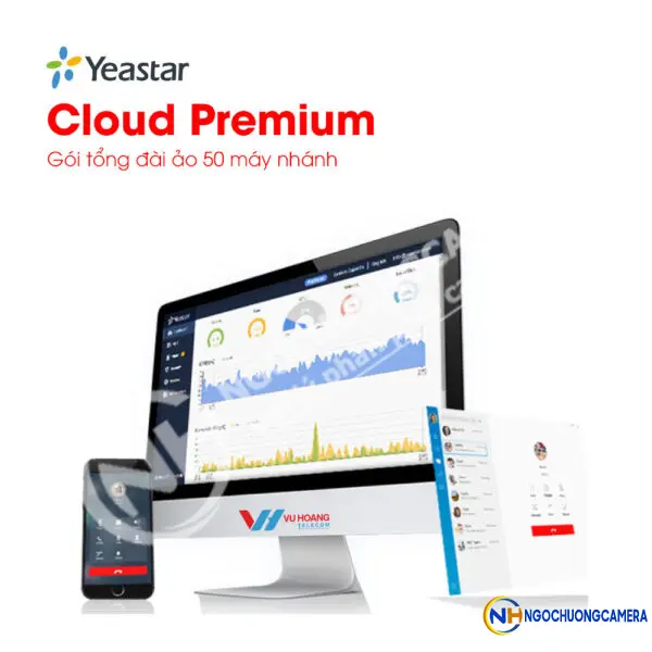 Gói tổng đài ảo Yeastar Cloud Premium 50 máy nhánh