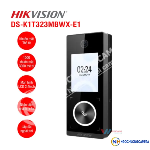 Máy chấm công khuôn mặt HIKVISION DS-K1T323MBWX-E1