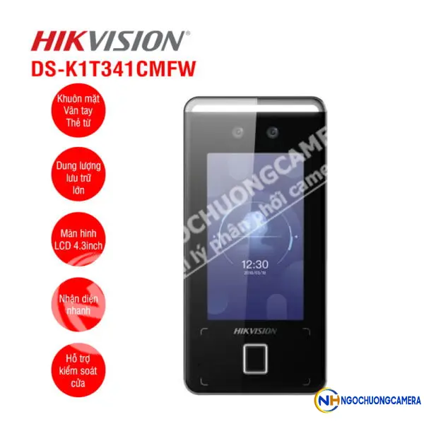 Máy chấm công khuôn mặt HIKVISION DS-K1T341CMFW