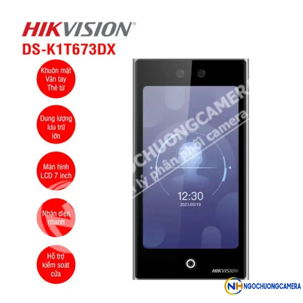 Máy chấm công khuôn mặt HIKVISION DS-K1T673DX