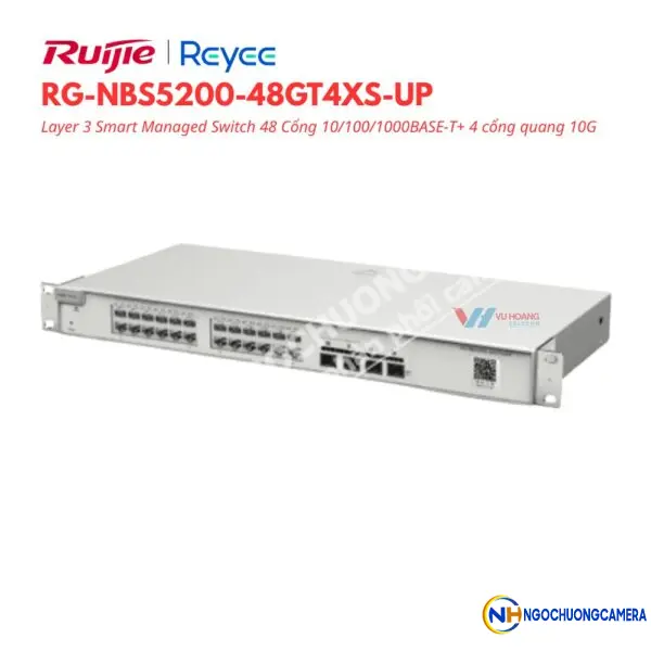 Smart Managed Switch 48 cổng Reyee RG-NBS5200-48GT4XS-UP