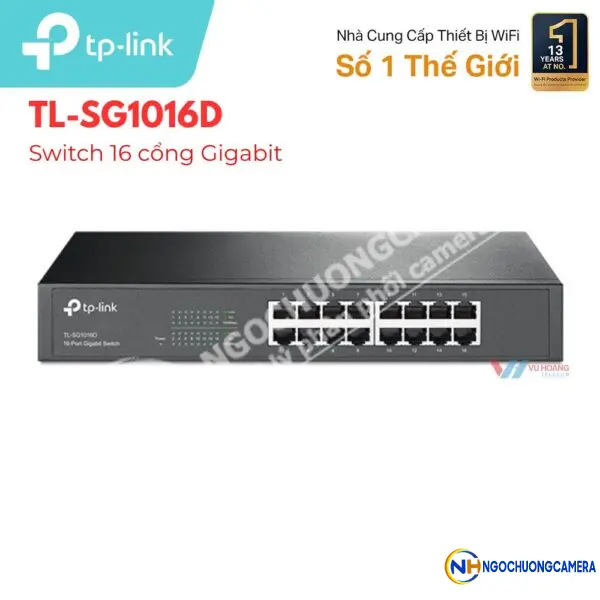Switch 16 cổng Gigabit TP-LINK TL-SG1016D