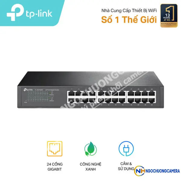 Switch 24 cổng Gigabit TP-LINK TL-SG1024D